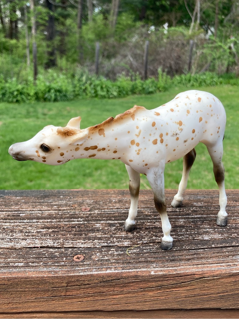 Vintage Breyer Red Leopard Nursing Foal